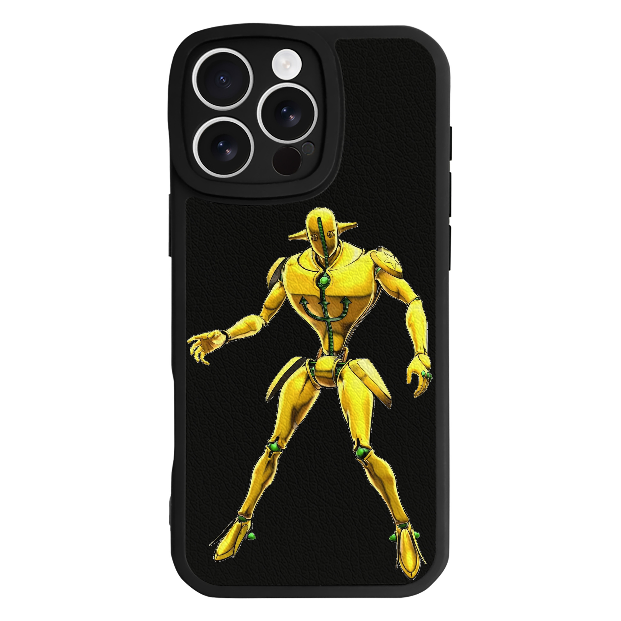 （画像用） ジョジョの奇妙な冒険 JoJo's Bizarre Adventure 【iPhone 16シリーズ対応】シリコンスマホケース（レザー調） 材質：シリコン
